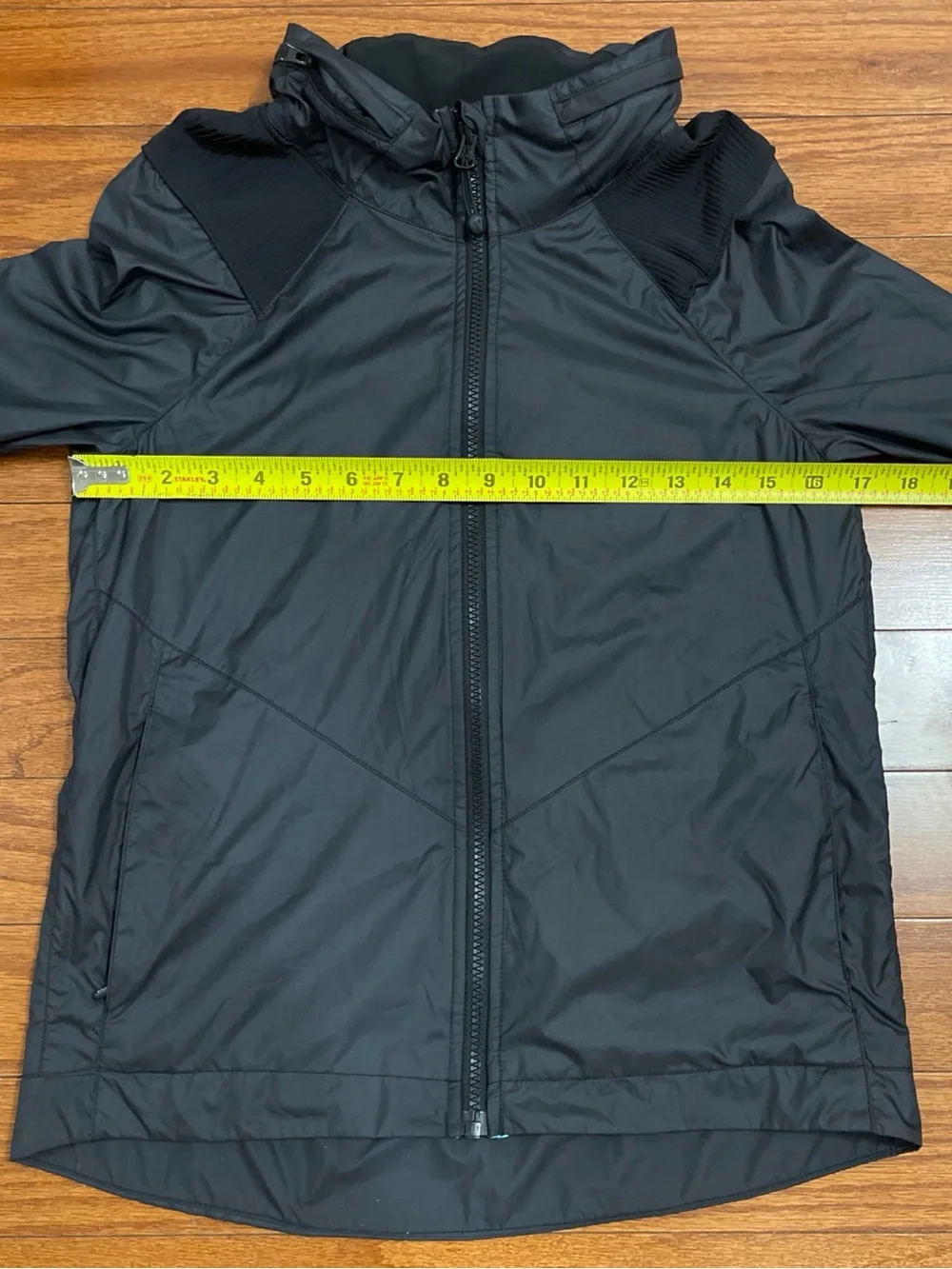 Ivivva By Lululemon Hooded Jacket - size 14 Dark Gray Lightweight Lined